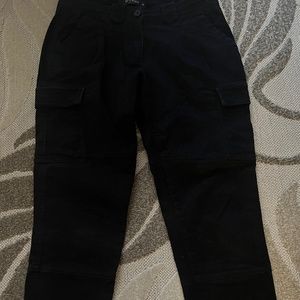 ETRO Italian Women Cargo Black Pants